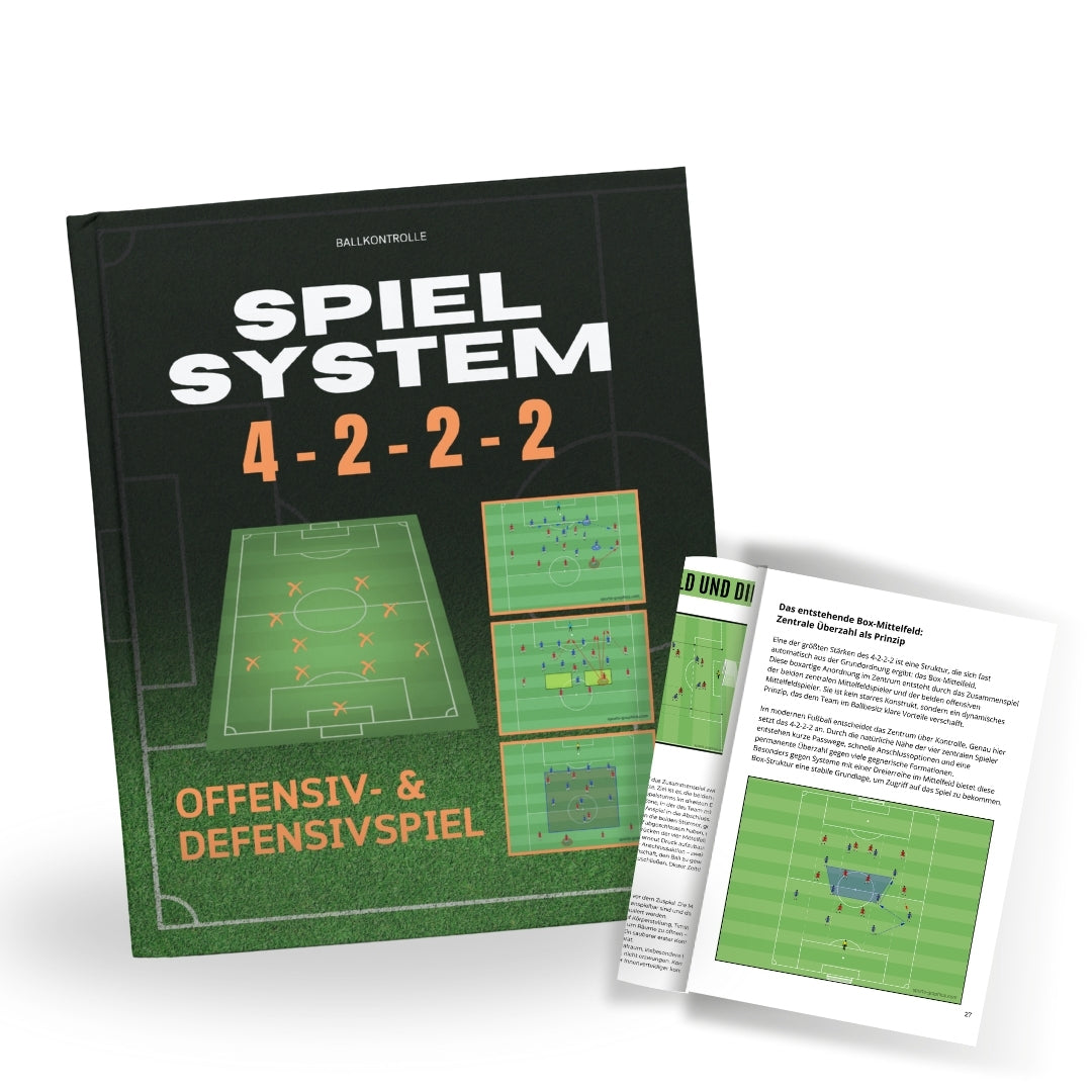 Spielsystem 4-2-2-2 (Offensiv & Defensiv)